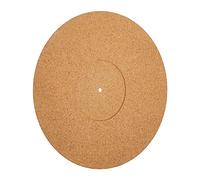 CORHAD 12-inch Cork Vinyl Record Mat for Turntable Groove, Natural Wood Tone 297mm Diameter X 3mm Thickness, Anti-vibration Protective Pad for Home and Dj Record Players