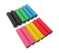 CORHAD 12 Pairs Non-slip Kayak Paddle Grips Sponge Wraps Sweat Absorbing Soft Handle Covers for Canoe and Mountain Bike Cycling Comfortable Ergonomic Grip with Vibrant Colors