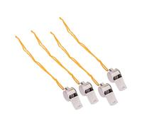 CORHAD 12 Pcs High Pitch Game Whistles with Hanging Lanyard Keychain Emergency Survival Whistles for Outdoor Camping Hiking Boating Lightweight Safety Signal Tools