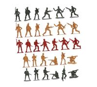 CORHAD 120pcs Plastic Soldiers Figurine Various Poses Military for Boys Imaginative Play Creative Stop-motion Animation Decor