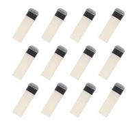 CORHAD 12Pcs 12Mm Snooker Cue Tips Replacement Pool Cue Screw-On Tips Billiard Ferrules Accessories for Pool Table Repair and Leisure Game Room