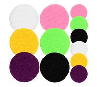 CORHAD 12pcs Aroma Diffuser Refill Pads Cotton Core Essential Oil Diffuse Pads Multi-color for Car and Home Fragrance Aromatherapy