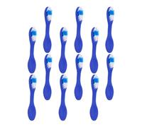 CORHAD 12pcs Institutional Toothbrushes with Soft Bristles and Short Handles for Prisoners, Designed for Safety and Comfortable Grip, Suitable for Psychiatric Hospitals and Prison Use