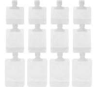 CORHAD 12pcs Refillable Squeeze Pouches 30ml 50ml 100ml Compact Easy to Carry Outdoor Travel Pouches for Daily Use Toiletries Storage