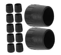 CORHAD 12pcs Rubber Foot Pads for Microphone Stands Shock Absorbing Mic Stand Protectors Caps for Studio Recording and Stage Performance Accessories