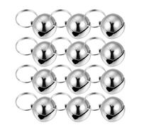 CORHAD 12pcs Silver Pet Collar Bells Metal Dog Charm Accessories for Small Dogs Cats Puppy Tracking Safety Training Decorative