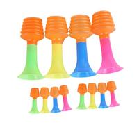 CORHAD 12pcs Trumpet Mini Football Horns Cheering Noise Makers Party Props for Outdoor Games and Festivals Plastic with Smooth Surface