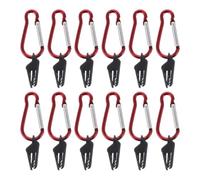 CORHAD 12sets Camping Tent Windproof Alligator Clips with Teeth-shaped Clamp Plastic Canopy Pull Hooks for Outdoor Tarpaulin Securing for Hiking Fishing and Traveling Accessories