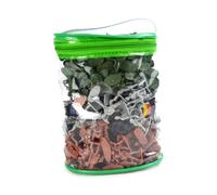CORHAD 130Pcs Military Model Set for Sand Tables Soldiers Playset Realistic Battle Scene Simulation Army for Boys