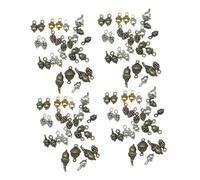 CORHAD 150pcs Autumn Fall Acorn and Pinecone Charms Lightweight Pendants for DIY Jewelry Making Detailed Nut Beads for Earrings Bracelets Necklaces Keychains Nature-inspired Craft