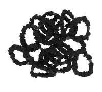 CORHAD 15pcs Hair Ties Black Cloth Hair Elastic Bands Firm Hold Will Not Pull Daily Use Accessories