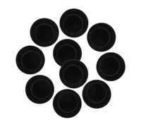 CORHAD 15pcs Miniature Doll Hats Resin Flocking Material Small Top Hats for Crafts DIY Party Supplies Doll Decorations Christmas Halloween Clown Style