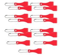 CORHAD 15pcs Reusable Lightweight Plastic Lottery Ticket Scratcher Tool with Keychain for Scratch off Games and Parties, for Raffles Cards and Scratchcard Scraping