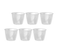 CORHAD 160ml Rice Cups 6pcs Plastic Lightweight Measuring Tools for Kitchen Use with Dry Ingredients and Water
