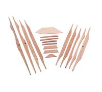 CORHAD 17Pcs 41 Inch Spruce Brace Wood Kit for Acoustic Guitar Luthier DIY Accessories Smooth Surface and Structural Support Gs307 Light Brown