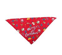 CORHAD 1pc Christmas Pet Saliva Towel for Dogs and Cats Soft Scarf Festive Holiday Bandana for Pets Lightweight and Washable Bib for Holiday Celebrations