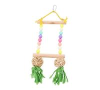CORHAD 1pc Pet Bird Swing Chewing Toy for Parrots Hanging Stand for Interactive Play and Health Bird Cages