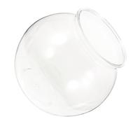 CORHAD 1pc Round Fish Tank for and Aquatic Plants Hydroponics Desktop Aquarium Ornament for Home Decoration and Miniature Landscapes