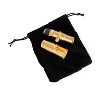 CORHAD 1set Alto Saxophone Mouthpiece Kit Cap Clip and Storage Bag Metal Saxophone Accessory for Alto Sax Players Stylish Design and Performance