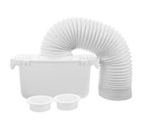 CORHAD 1Set Indoor Dryer Vent Kit Dryer Hose Connection for Tumble Dryers Includes Wall Plate Lint Collector Easy Installation Durable Convenient Water Collection System