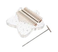 CORHAD 1set Mini Crystal Acrylic Kalimba Piano Tone Thumb Piano for Beginners Portable and Musical Instrument Accurate Tone for Music and Easy to Carry