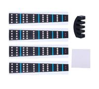 CORHAD 1set Violin Finger Guide with Non-adhesive Position Stickers Transparent Practice Stickers Fretboard Markers for Beginners and Teachers and Wear-resistant for Learning