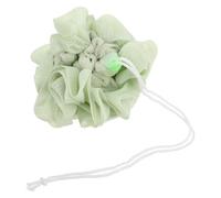 CORHAD 2 in 1 Dual-Sided Body Scrubber Washcloth with Soap Holder, Exfoliating Loofah Bath Sponge in Green, Made of Terry Cloth and Pe for Men and Women, Creates Rich Lather for Shower