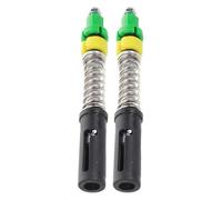 CORHAD 2 Pcs Green Trekking Pole Expansion Tubes for 16mm Diameter Hiking Poles Shock Absorbing Walking Stick Replacement Accessories and Outdoor Hiking