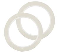 CORHAD 2 Rolls of White Violin Fretboard Tape for Beginners, Pvc Material Easy to Remove Adhesive, Suitable for Practice and Training Courses, Compatible Cello and Bass Instruments