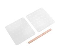 CORHAD 2 Sets Leather Letter Punch Portable Leathercraft Stamping Kit with Alphabet Number Carving Stamps for DIY Leatherworking Crafts Plastic Construction Suitable for Beginners and