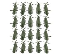 CORHAD 20 Pcs Military Helicopter Model for Boys Aircraft Miniature Figurines for Decor and Themed Sand Table Displays