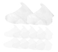 CORHAD 200Pcs Disposable Clear Foot Covers Skin-friendly Moisture Locking Foot Sleeves for Pedicure Shoe Trying Skating Protection