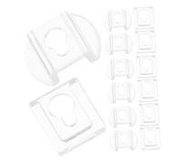 CORHAD 20pcs Acrylic Picture Frame Hanging Clips with Strong Adhesive Bond and Hidden Installation, Sleek Modern Design for Bedrooms and Home Decor Frameless Wall Mounts