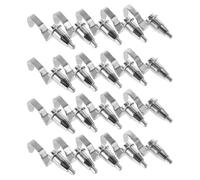 CORHAD 20pcs Adjustable Zinc Alloy Hanging Hooks for Wire Rope Art Gallery Picture Rail Hangers Quick Install Cable Hooks for Custom Fit Wall Art Display Concealed Design for Home and