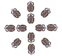 CORHAD 20pcs Antique Egyptian Scarab Beetle Charms Pendants for DIY Jewelry Making Necklace Bracelet Craft Accessories