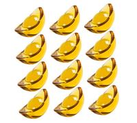 CORHAD 20pcs Citrine Ingot Adornments Crystal Craft Ornaments for Desktop Decor Crystal Figurines for Home Office Decoration and Giving