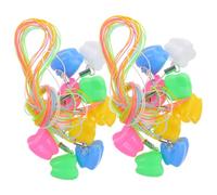 CORHAD 20Pcs Colorful Tooth Keepsake Box with Individual Slots for First Teeth Storage for Boys and Includes Personal Info Recording Mixed Styles