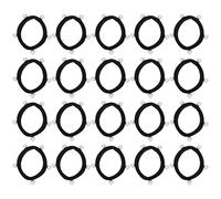 CORHAD 20pcs Elastic Hair Bands with Pearl Detail and Women, Cloth Material with Strong Elasticity and No Loose Ends, Hair Ties for Photo Shoots and Trips