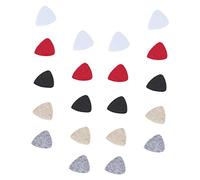 CORHAD 20pcs Mixed Felt Guitar Picks for Ukulele and Acoustic Instruments Tetrachord Plectrums for Comfortable Play and Finger