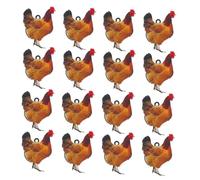 CORHAD 20pcs Realistic Acrylic Animal Charms Farm Animal Pendants for DIY Jewelry Making for Earrings Bracelets and Necklaces Lightweight Durable Craft Supplies