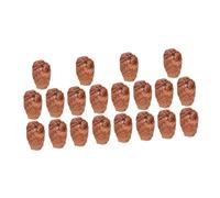 CORHAD 20pcs Simulation Food Toy: Realistic Fake Beef Blocks For Kids - Artificial Meat Models For Role Play Education Sensory Toys