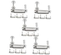 CORHAD 20pcs Violin Fine Tuners Alloy Tuning Adjusters Metal String Hooks Essential Accessories for Violinists and Beginners