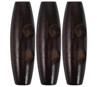 CORHAD 20Pcs Wood Toggle Buttons 4Cm Round Dark Brown Horn Style Coat Closure Buttons for Jackets Sweaters ’S Clothing Vintage Retro Sewing Accessories