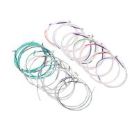 CORHAD 21pcs Guzheng Strings Full Set with Steel Core and Nylon Wrap, Standard 1-21 Strings Replacement Accessories for Guzheng Instrument Use, Sturdy Music Wire for Folk and World Music Performance