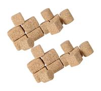 CORHAD 24pcs Miniature Hay Bale Models Realistic Faux Straw Bales for DIY Farm Scene Small Haystack Decorations for Micro Landscape