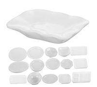CORHAD 24Pcs Miniature Tableware for Doll House Realistic Plates Bowls Cups for Mini Kitchen Decor Pretend Play DIY Micro Landscape Projects