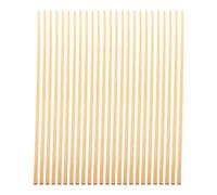 CORHAD 25pcs Bamboo Dowel Rod Handle for Crafts and DIY Projects, Round Khaki Wooden Rods with Smooth, Splinter-Free Surface and Textures, Easy Forming and Drilling for Macrame and Cake