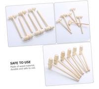 CORHAD 25Pcs Mini Wooden Hammer Set for Crab Shell Cracking Seafood Feasts Mallet Tools for Hand Eye Coordination and DIY Craft Activities