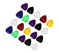CORHAD 25pcs Portable Guitar Pick Holder Plectrum Case Guitar Accessories Heart-shaped Sticky Pick Case Mixed Colors for