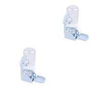 CORHAD 2pcs 500ml Automatic Pet Water Dispenser for Dogs Cats Leakproof Plastic Easy Install on Cage